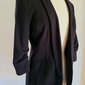 Black Buttonless Blazer -  NWT
